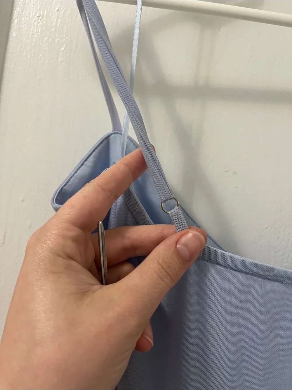 Light Blue Maxi Slip Dress